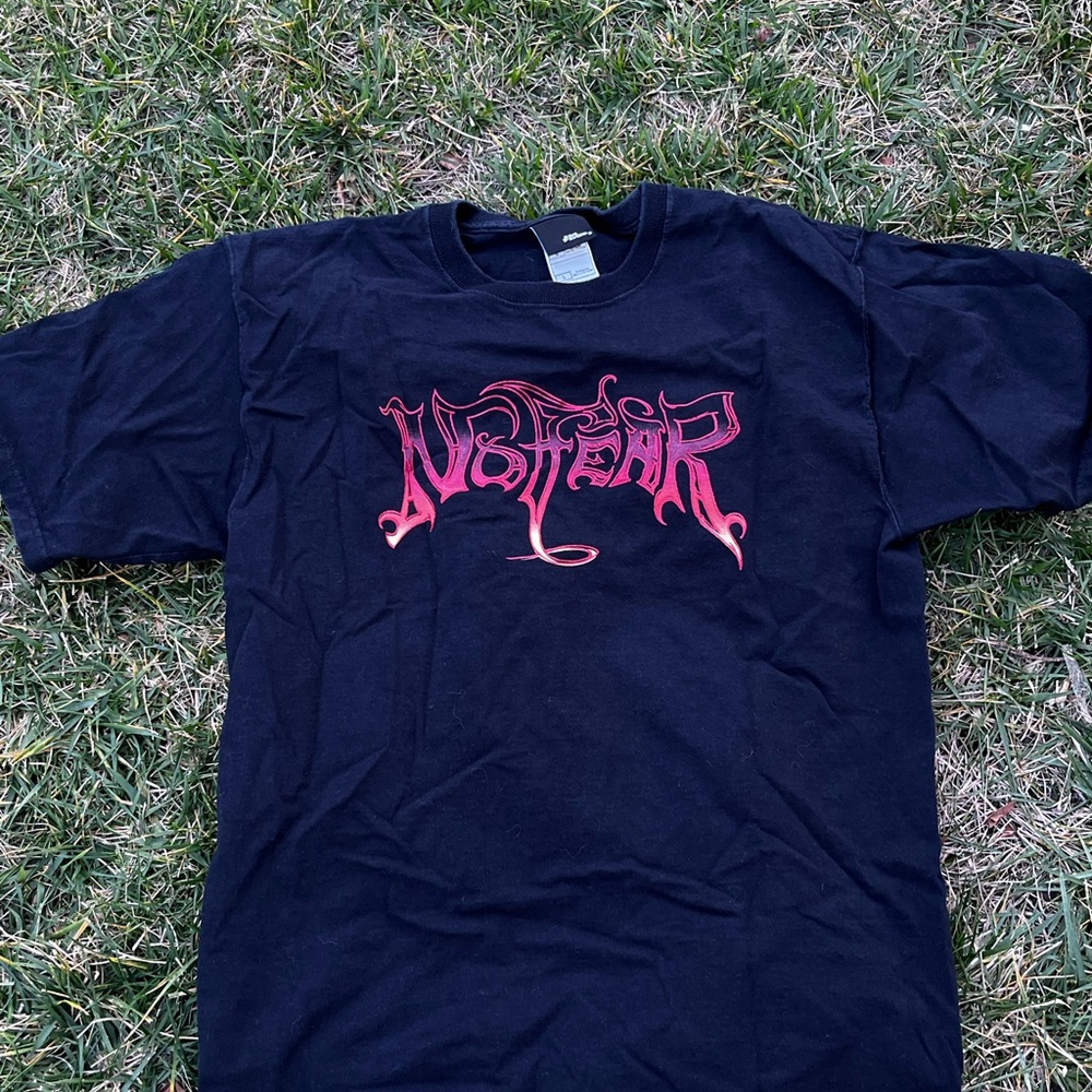 No Fear Black T-Shirt with red Logo